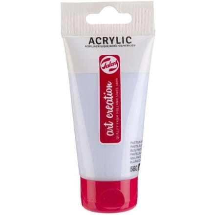 Tube de peinture acrylique Art Creation Talens 75ml bleu pastel bleu