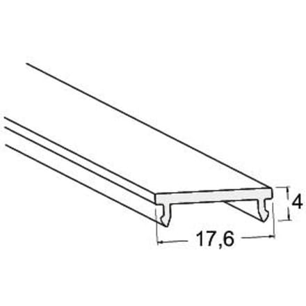 BRUMBERG One click hoes, transparant, 1 meter