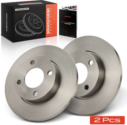 Frankberg 2x Remschijven Vooras voor Audi 100 Avant 80 90 16L