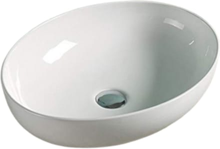 Aprosini-Waskom-Sanimex Design-Keramiek-Hoogglans-Wit