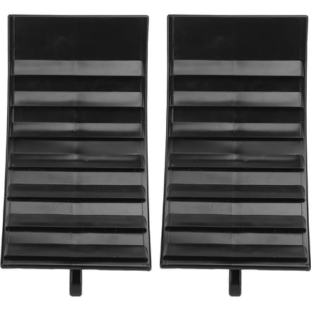 2 Stuks Zware Wielblok met Handvat Antislip Weerbestendig Verbeterde Veiligheid Verbeterde Grip gray
