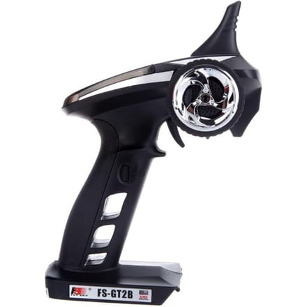 FS-GT2B 2.4G 3CH Radiomodel Afstandsbedieningszender voor RC-auto black