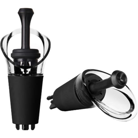 Vacu Vin Wine Server & Stopper | Set van 2 Wijnstoppers en -schenkers