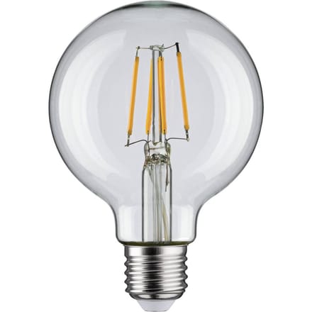 Filament 230 V LED Globe G80 E27 470lm 4,8W 2700K Helder