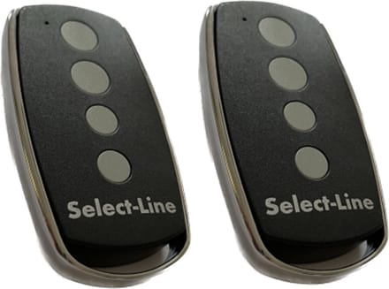 2 stuks Select-Line NIEUWE TYPE Handzender 4-kanaals 868 MHz