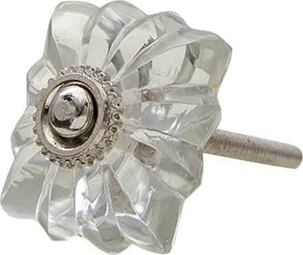 Clayre & Eef Deurknop 4 cm Transparant Glas