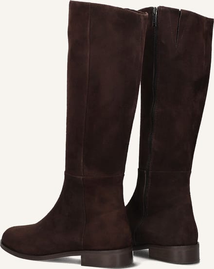 Notre-V 3496 Laarzen - Suède - Dames - Bruin - Maat 38