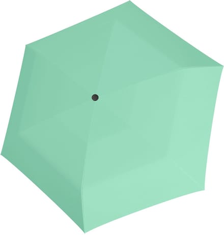 Doppler Fiber Mini Compact Zak paraplu 16 cm - 93cm Diameter - minit green