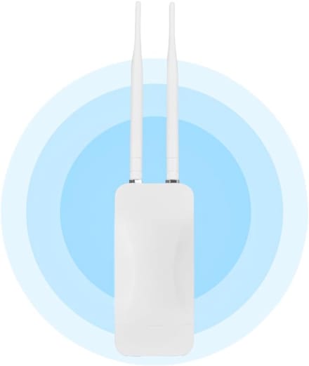 CLVP® WiFi Versterker Stopcontact – Dual Band WiFi Booster – Internet Range Extender – Max