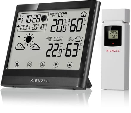 Kienzle Weerstation - TempTrend Neo - Thermo-, Hygrometer - Zwart
