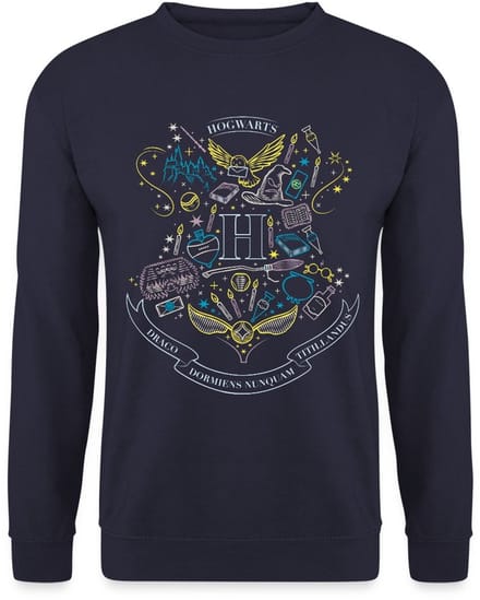 Harry Potter Hogwarts onderdelen Sweater Heren