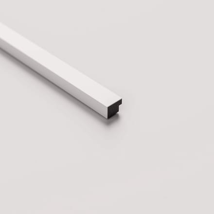 Barnwoodweb Decorlijst White Matte – 260 × 2,5 × 1,8 cm - Perfecte Afwerking bij Akoestisch Paneel White Matte