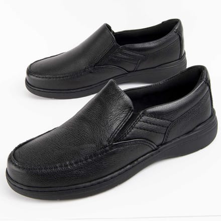 Mocasín De Piel Para Hombre. Purapiel Confore12 102725 46 zwart
