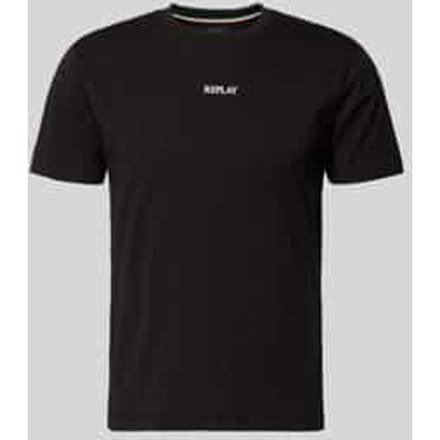 T-shirt met ronde hals en logo