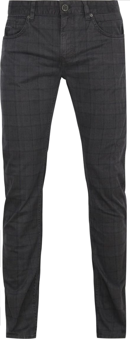 PME Legend - Nightflight Ruit Grijs - Heren - Maat W 29 - L 32 - Modern-fit
