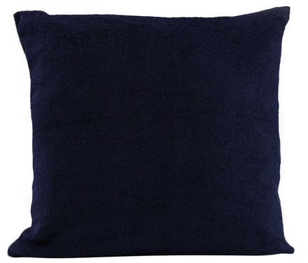 Frotte Kussensloop 40x40cm Donkerblauw Katoen