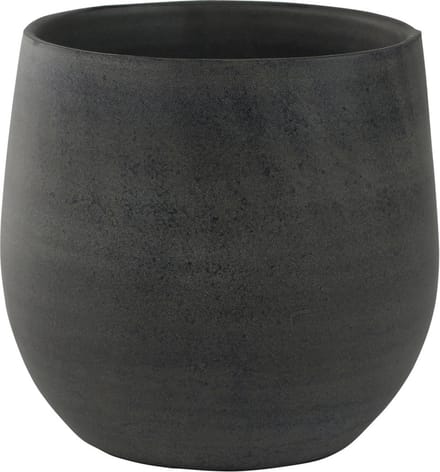 Ter Steege Plantenpot - moderne - grafiet - 15 x 13 cm