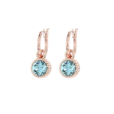 BIBA 8923 Oorhangers rosé Aquamarine