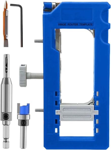Deur Scharnier Freesmal - Mal Deurscharnieren - Nauwkeurig Frezen - Instelbare Uitsparing - 75 Tot 125 Cm