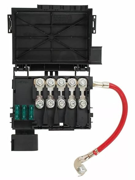 Zekeringkast Batterij - Zekeringhouder Box - Auto Elektronica - Directe Vervanging - 18x12x6 cm - Zwart