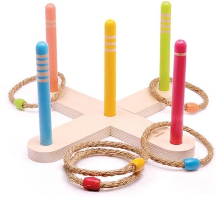 Ringwerpen Speelgoed - Buitenspel - Actief Buitenspelen - Stimuleert Behendigheid - 38x17x8 cm - Multicolor