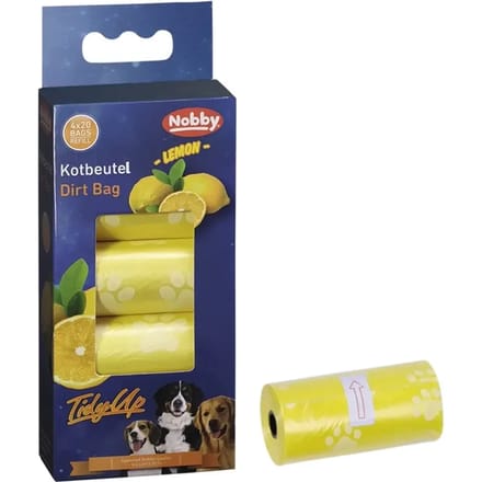 Rollen van 20 hondenpoepzakjes met citroengeur Nobby Pet TidyUp