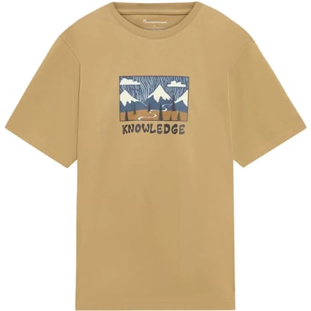 T-shirt met bedrukking voor Organic Cotton KnowledgeCotton Apparel
