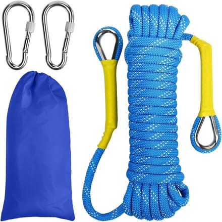 Duurzaam 10 meter lang buitenkoord in blauw, 8 mm dik, ideaal voor camping en klussen