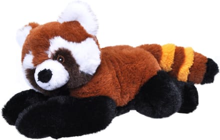 Wild Republic Pluche knuffel dier rode panda beer - 24 cm - Panda knuffels