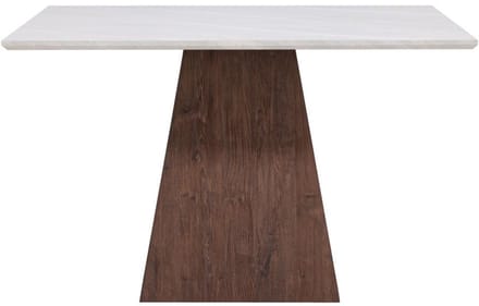 Svea - Clara vierkante eettafel - 120 x 120 cm - marmerlook