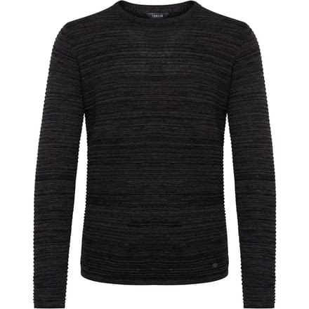 !Solid trui struan Antraciet-S