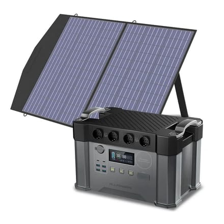 ALLPOWERS Zonnegeneratorset 2400W (S2000 Pro + SP027 100W zonnepaneel) - S2000 Pro + SP027 Zonnepaneel 100W