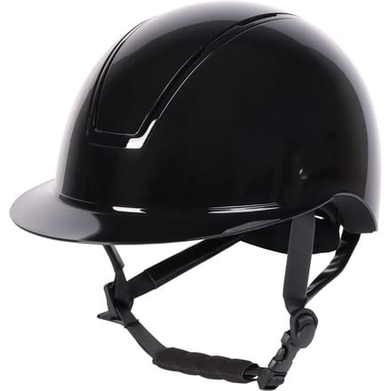 Harry's Horse Veiligheidscap Royal Glossy Black /Black - 52-54