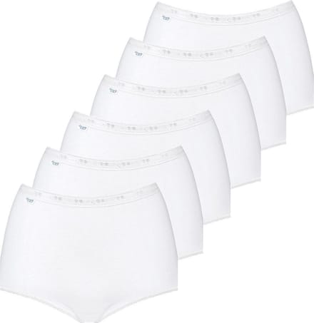 sloggi Dames maxi slip 6 Pack Basic +