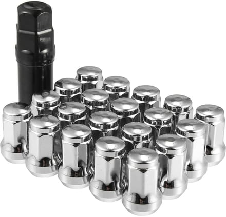 Wielmoeren Set M12x1.25 Zilver - 21 Delige Universele Wielborgmoer Set