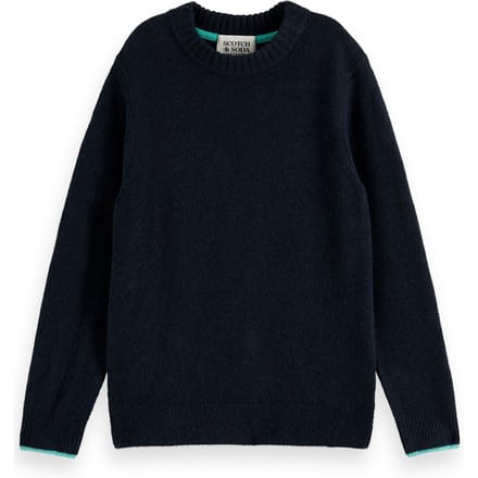 Scotch & Soda Boy Regular-fit Soft Knitted Pullover Sky Captain Taglia: 4 | Maglioni Outlet | kids