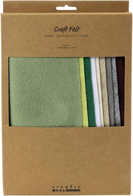 Creativ Company Hobbyvilt A4 Naturel 10 stuks