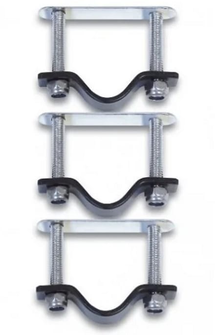 Basil Crate Mounting Set - Bevestigingsset voor Basil Rotan Manden - RVS