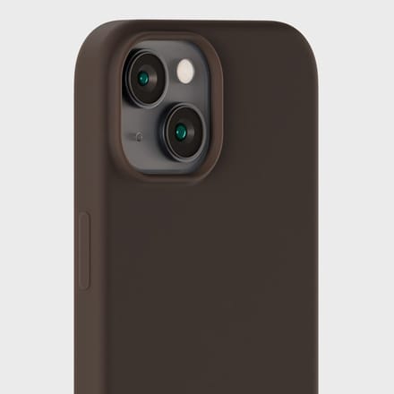 Holdit Silicone Case geschikt voor Apple iPhone 14 / 13 - Chocolate