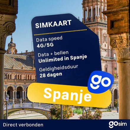 Fysieke Simkaart Spanje – Onbeperkt Internet + Lokaal Bellen | Vodafone ES Netwerk |