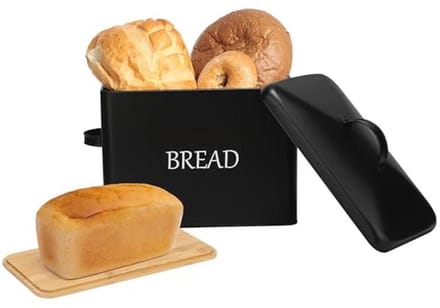 Brooddoos Mat Zwart - Stijlvolle Oplossing voor Vers Brood