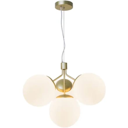 Nordlux Ivona-hanglamp-4xE27-opaal glas/messing