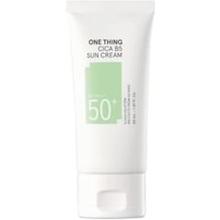 ONE THING Cica B5 Zonnebrandcrème Kalmerend Hydraterend SPF 50+ PA++++ 50ml beige
