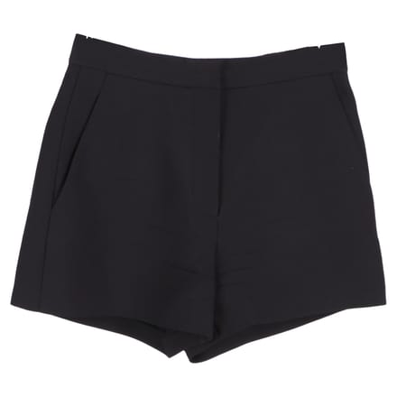 Valentino Garavani getailleerde minishorts van zwarte wol