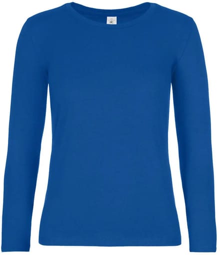 Dames-T-shirt met lange mouwen B&C E190