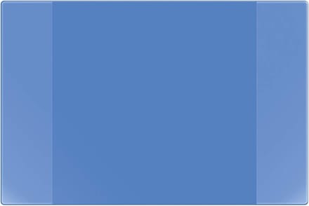 Bureauonderlegger - Schrijfonderlegger - Bureau organiseren - Met kalender - 40 x 60 cm - Blauw