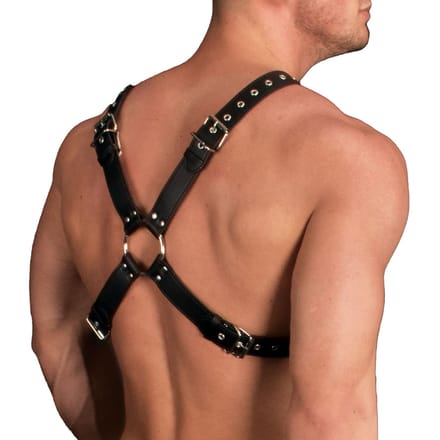 Adonis - High Halter Harnas - Black