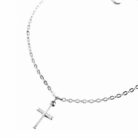 Enkelbandje Kruisje 21-24 cm- Charme Bijoux