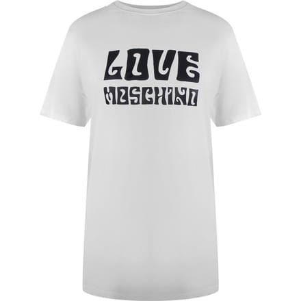Love Moschino Dames/Dames Vet Logo T-Shirt (Wit)