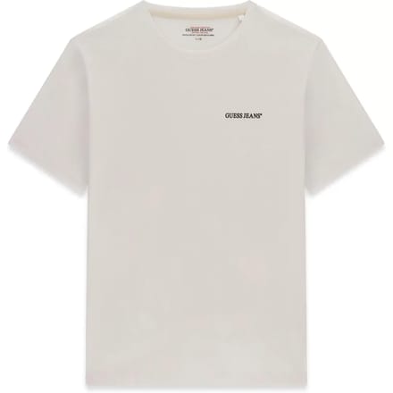 Guess Jeans Bianco Katoenen Heren T-Shirt